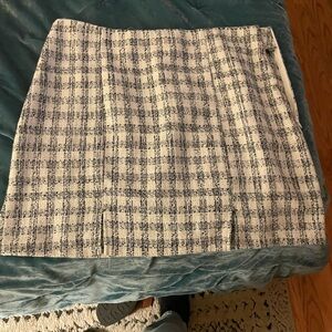 Francesca's Collections Black and White Pencil Skirt